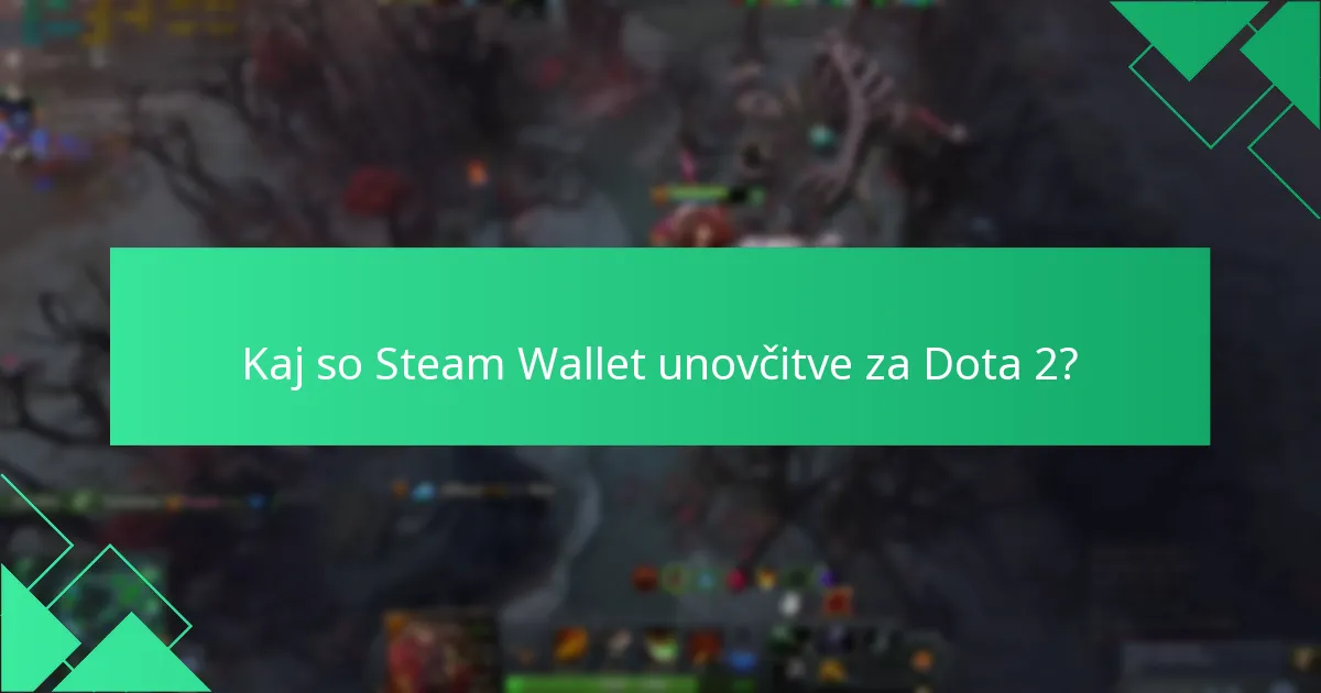 Kako kupiti kozmetiko v Dota 2 z uporabo Steam Wallet?