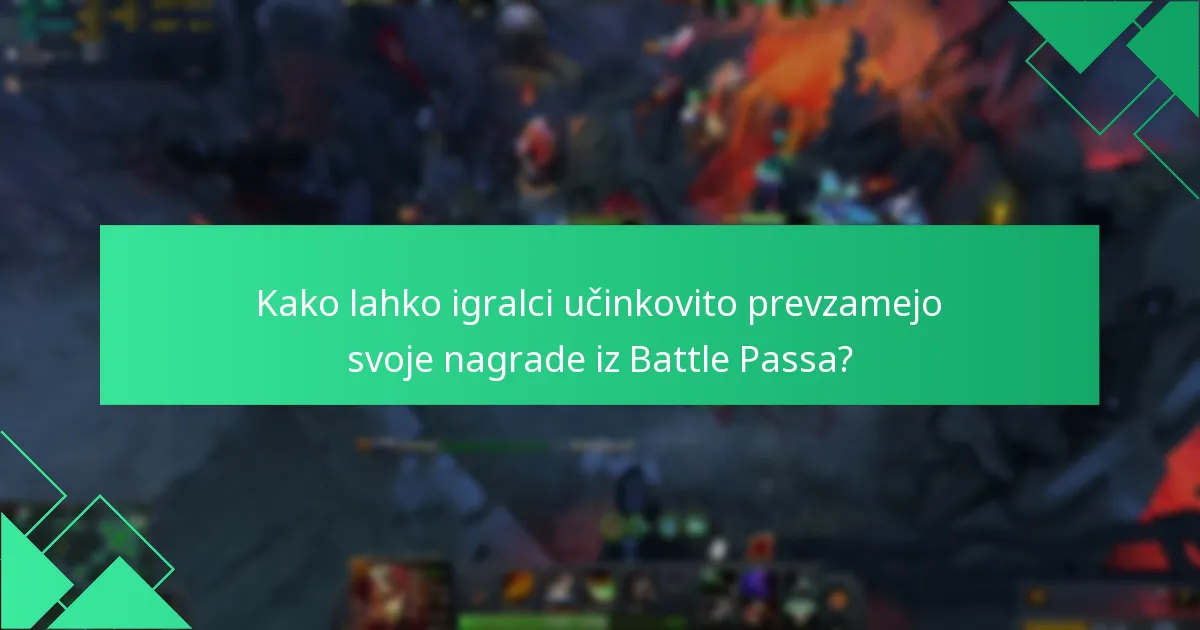 Kateri opazni dosežki igralcev so povezani z Battle Passom?